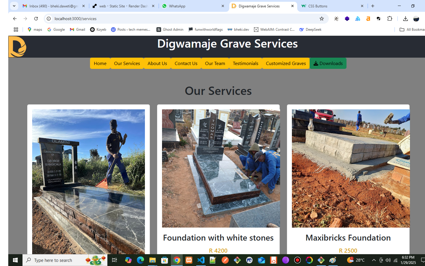 Digwamaje Grave Services