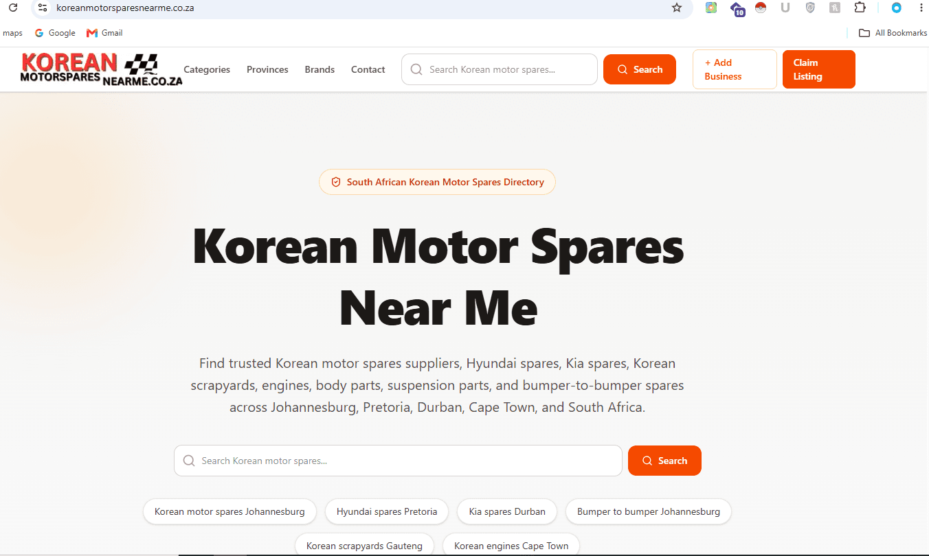 Korean Motor Directory